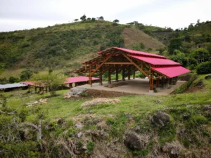 Pabellón de bambú guadua